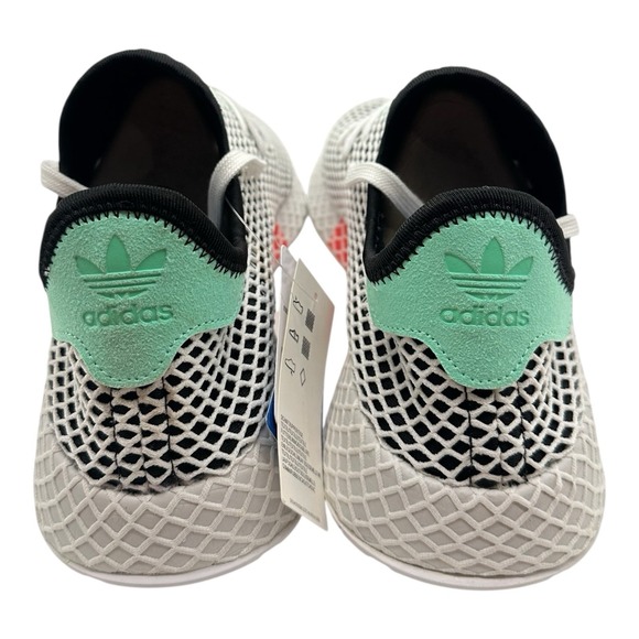 Adidas Deerupt Runner Running Shoes Men Sz 8.5 Black/Green/White Sneakers B28076 main image 9